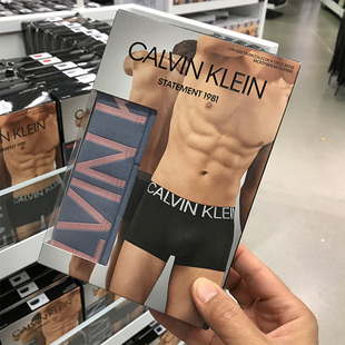 Klein男士 1981系列宽腰带弹力细纤维顺滑三角平角内裤 Calvin