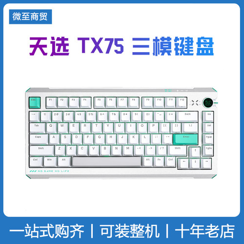 全新华硕（ASUS）天选TX75 磁轴键盘 TTC万磁王轴体 三模游戏键盘