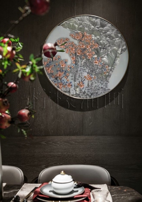 珐琅彩玄关珐琅彩玄关工艺画