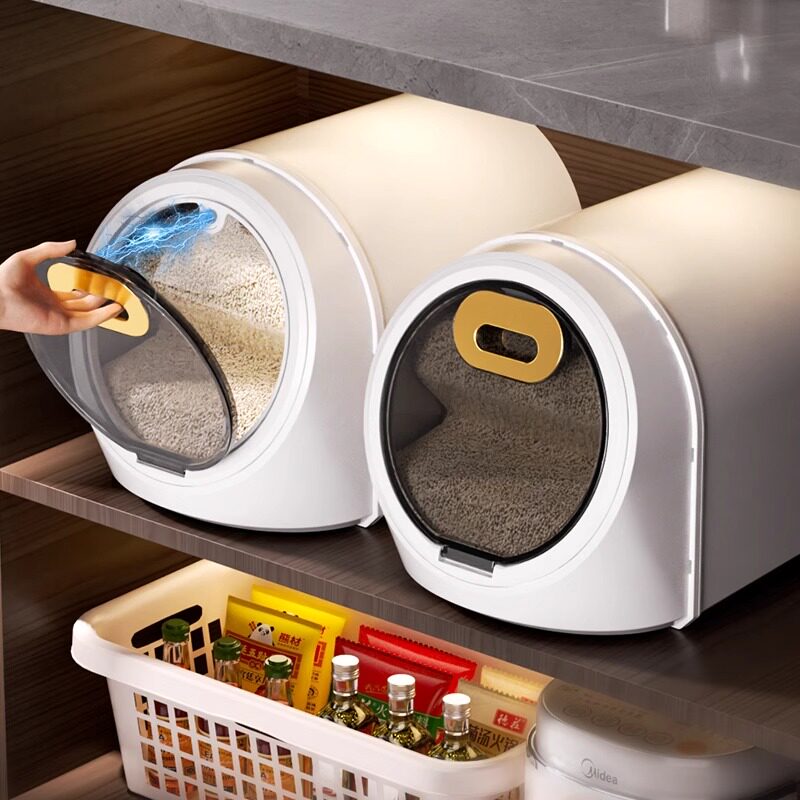 日本进口MUJIE大米桶家用2025新款防虫防潮面粉狗猫粮罐米箱米缸,厨房/烹饪用具,米桶/米缸,淘宝优惠券,粉丝福利购,淘宝优惠卷