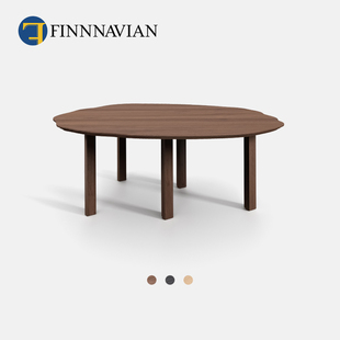「夏季 」意式 新品 极简实木异形餐桌设计师饭桌 Nereid涅瑞伊得