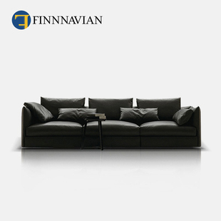 意大利设计师现代简约全皮沙发ERA客厅大平层轻奢沙发 FINNNAVIAN