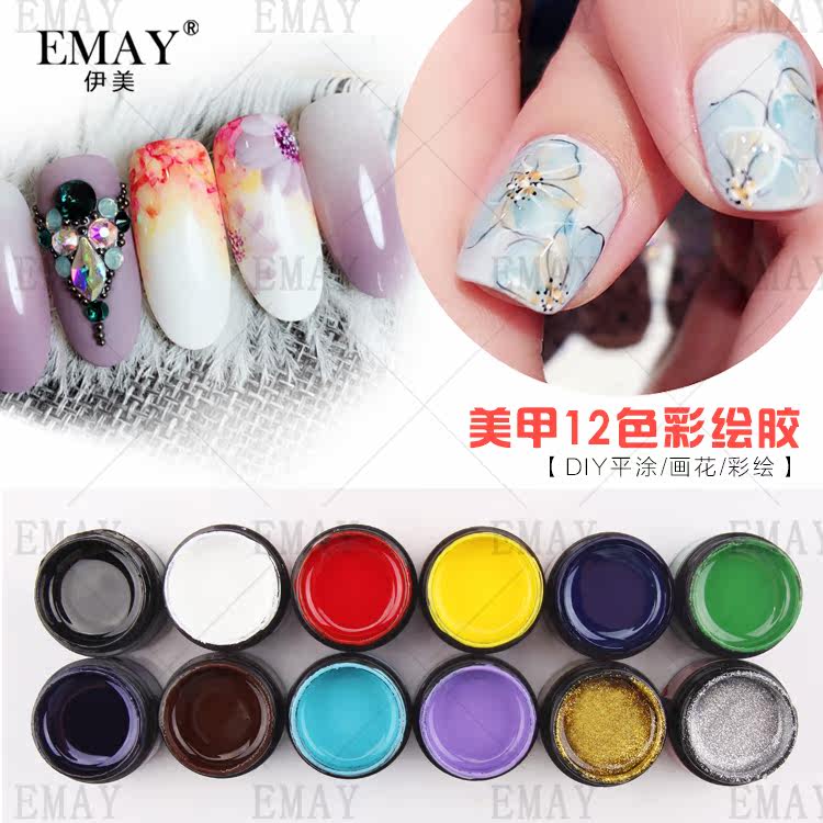 金银黑白色拉线甲油胶彩绘胶美甲正品12色颜料勾画笔套装包邮全套|msdalam kategori Alat solek/minyak wangi/kecantikan, Nail Poland/Produk kuku (New), kosmetik kuku - dari Buy2taobao.com untuk memberikan perkhidmatan ejen Taobao profesional membeli