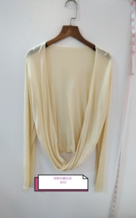 浅黄色针织衫长袖上衣 咨询库存下单 96胸