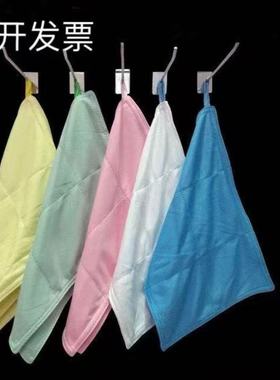 无尘车间专用抹布食品厂洁净擦拭布不掉毛强吸水白篮黄粉绿色四层