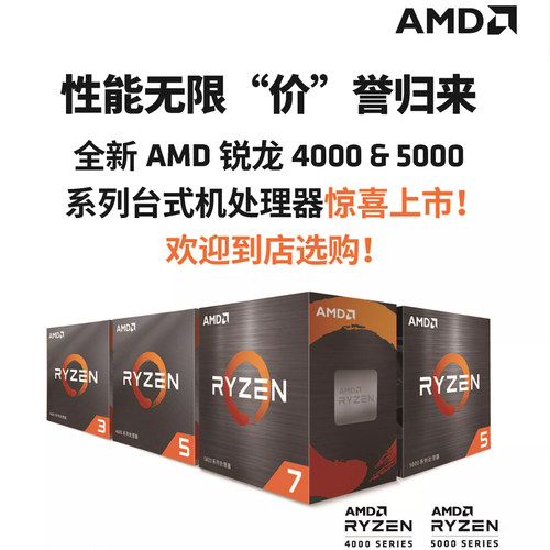全新AMD锐龙45004100
