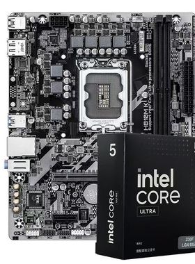 技嘉H810M-K搭配英特尔Ultra 5 225F/230F主板CPU套装