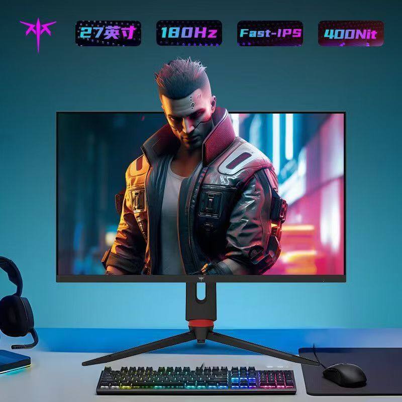 KTC 27GT910 27英寸2K180HZ电竞显示器FastIPS电脑游戏屏升降旋转