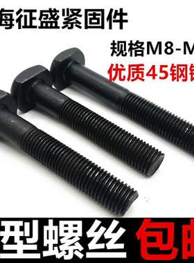 T型螺丝8.8级铣床冲床螺栓T形摸具压板螺丝M8M10M12M16M18M20M30