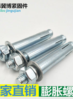 加厚膨胀螺丝M10铁膨胀螺栓拉爆胀栓金属膨胀外六角膨胀M6M8M12