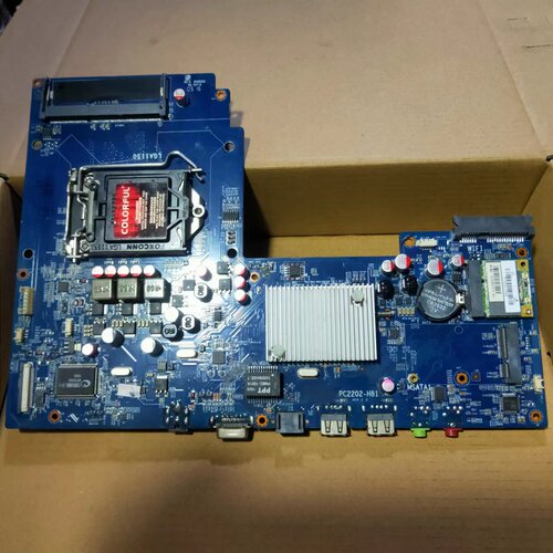 原装典籍一体机主板 PC2202-H81 DDR3内存 1150接口 H81全固态板