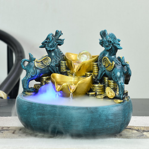 貔貅金蟾摆件桌面招财财转运流水