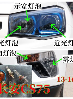 适用13-16款长安CS75大灯泡