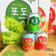 韩国风味九日葡萄果汁果肉饮料桃汁草莓好喝网红饮料6瓶238ml