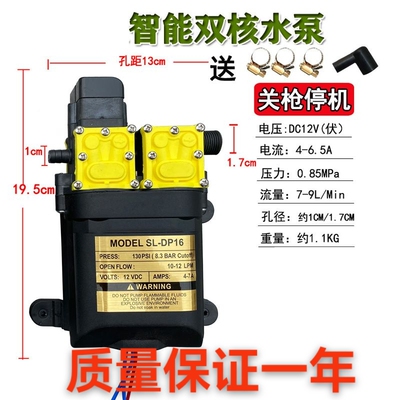 鲁博士8.0喷雾器通用水泵电动喷雾器打药机配件智能水泵电机批发
