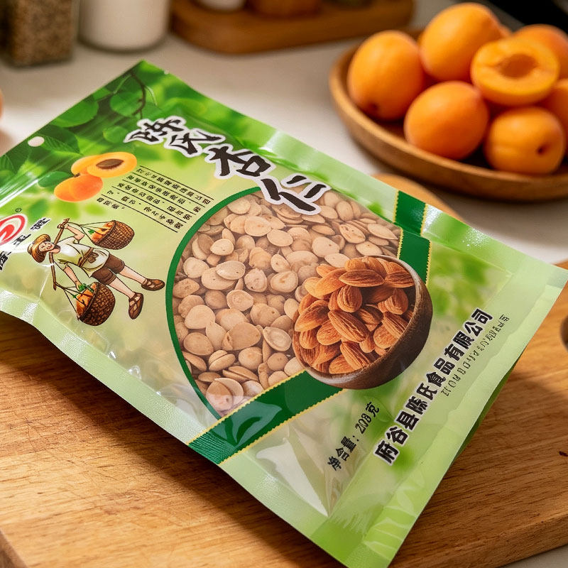 炒杏仁陕北特产府谷干炒苦杏仁坚果咸香味无添加袋装脱皮炒熟杏瓣