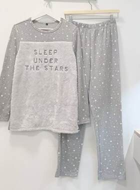 闭眼入长袖长裤家居服套装