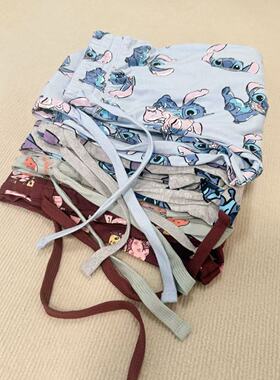 出口欧美的 卡通透气舒适可爱情侣居家休闲长裤女