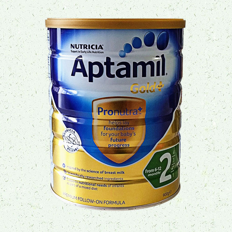Aptamil爱他美金罐2段奶粉 6罐包邮 甘青疆加50元 需身份证一个月
