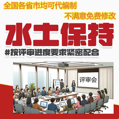 代写全国水土保持报告书报告表编制 免费修改 包通过
