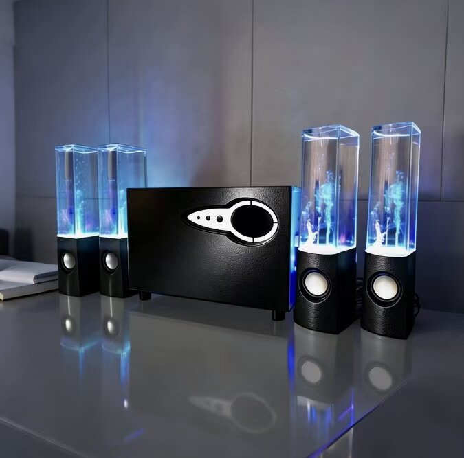 创意水舞台式电脑音响蓝牙家用笔记本音箱手机低音炮喷水迷你喷泉