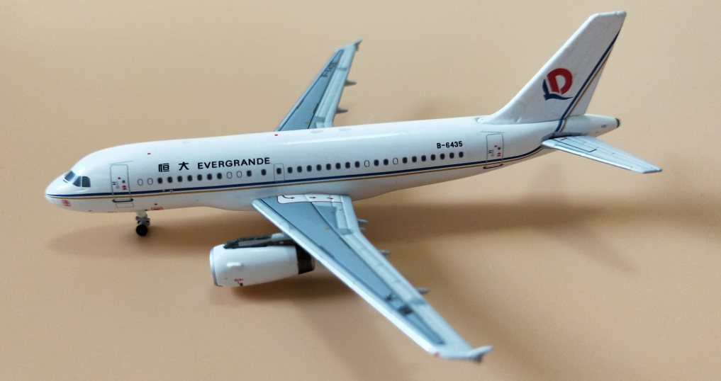 pandamodel 1:400 恒大公务机 a319acj b-6435 1:400 即将售罄