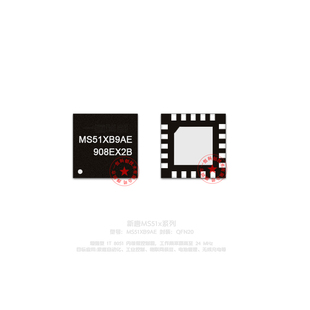 高性價比 量大價優(yōu) 新唐8Bit MS51XB9AE MCU 正品 QFN20 原裝