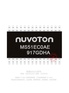 MS51EC0AE TSSOP28 新唐1T MCU 送烧录器 原装正品 量大价优