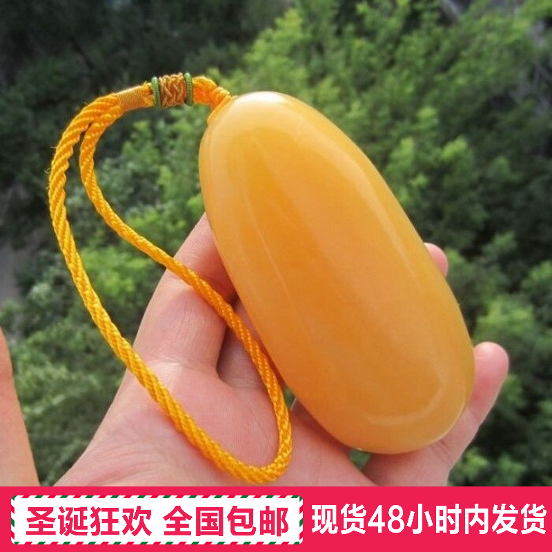 天然金丝玉原石米黄玉手把玉石件黄龙原石男士款玉器把玩件手抓件