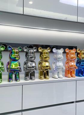 网红暴力熊摆件存钱罐家居客厅电视柜酒柜玄关装饰品潮玩乔迁