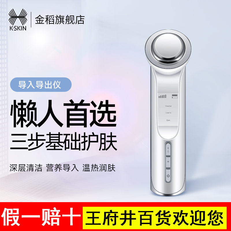 金稻面膜精华导入仪美容仪家用脸部面部清洁离子导出仪 卸妆仪器