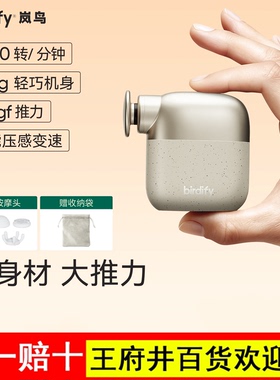 birdify岚鸟G30迷你筋膜枪肌肉按摩器按摩枪女专用静音母亲节礼物