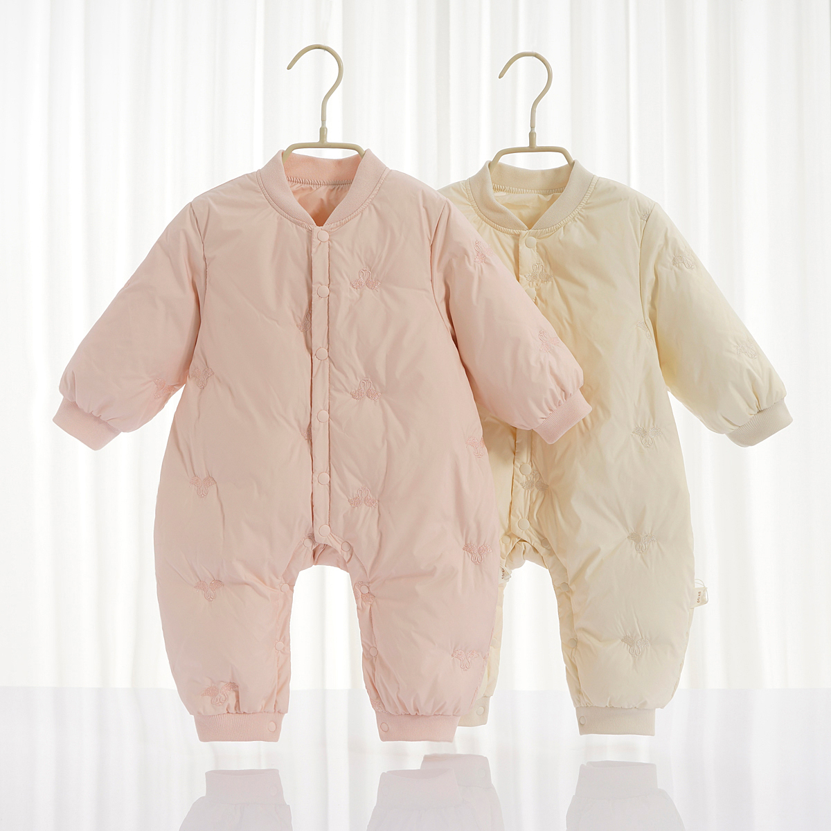 女宝宝连体衣春秋款公主风