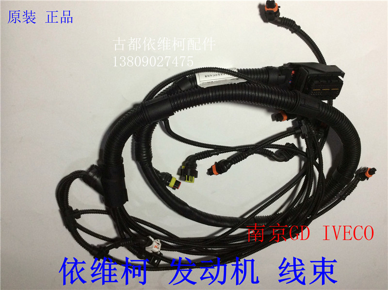 南京依维柯得意宝迪都灵v囯三ED16发动机线束电脑板线束原装正品