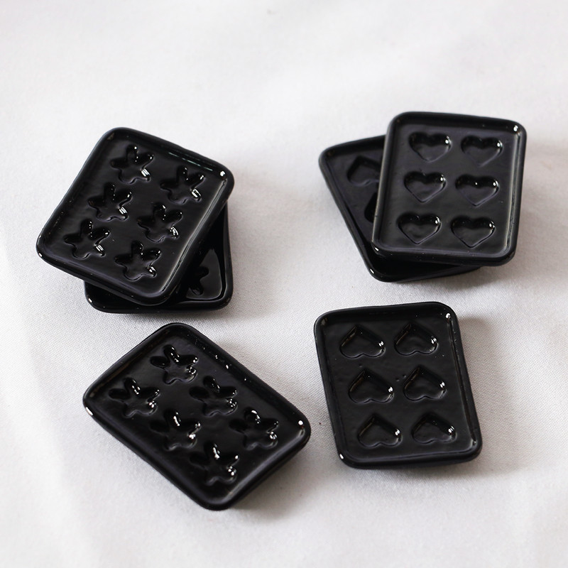 dollhouse娃娃屋bjd微缩模型ob11烘焙烤盘爱心小人厨房仿真摆件