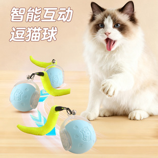 新品 宠物发光逗猫球电动猫咪玩具自嗨智能滚滚球逗猫宠物套装