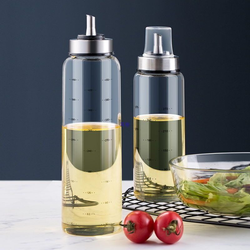 玻璃油壶防漏家用厨房油罐小香油调味料瓶子装油罐酱油瓶带盖醋壶