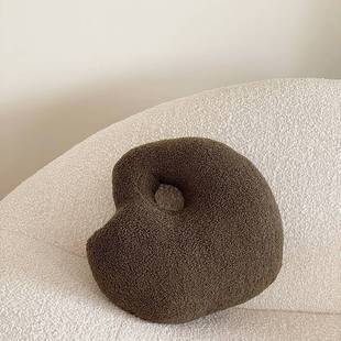 拍摄风格 球球球抱抱 1床头沙发 泰迪绒油画板毛绒抱枕 新款