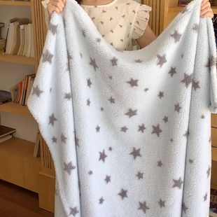 冬季 加厚摇拉绒毯子办公室午睡披肩毛毯牛奶绒休闲毛毯宿舍小盖被