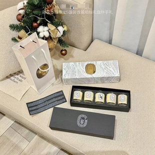 香薰蜡烛礼盒伴手礼持久留香套装 DiP法国蒂普家新款 冬日限定5盏装