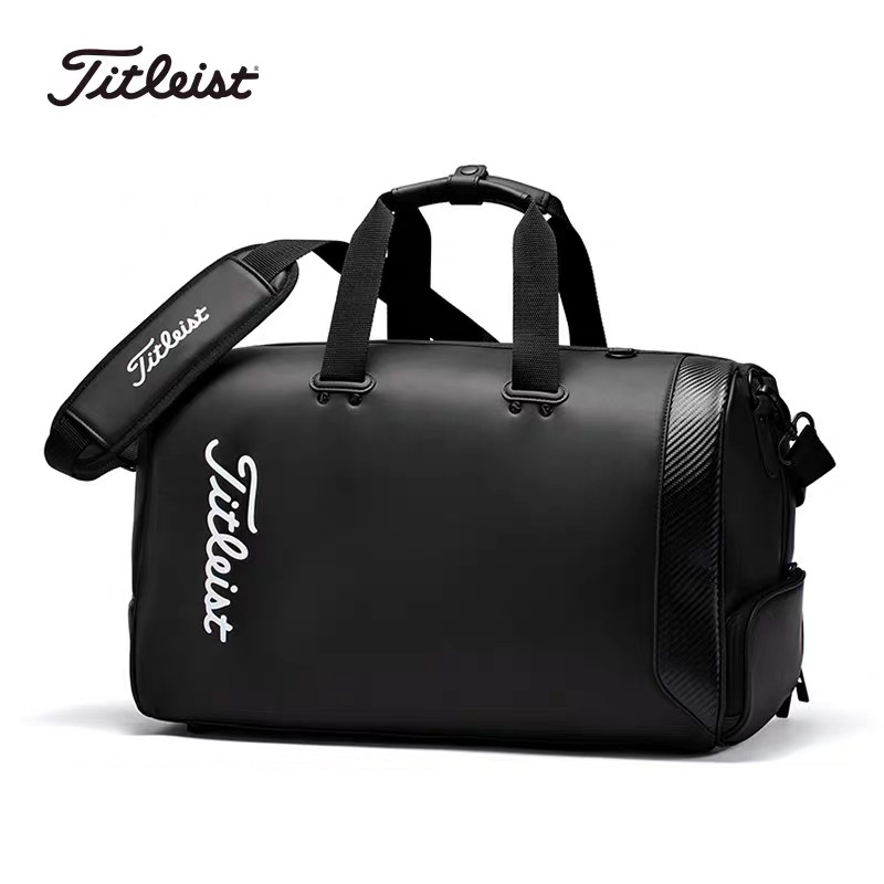 Titleist泰特利斯高尔夫球包衣物包简致型大容量独立鞋区波士顿包