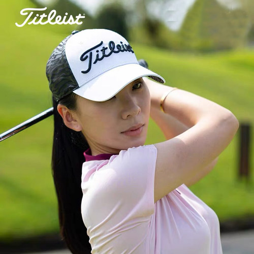 正品Titleist限量款泰特利斯高尔夫球帽男女士虎符有顶帽子鸭舌帽