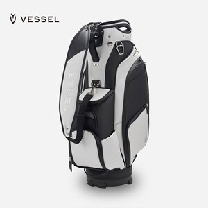 新款正品VESSEL高尔夫球包男士标准职业球袋轻便皮革8.5寸球杆包