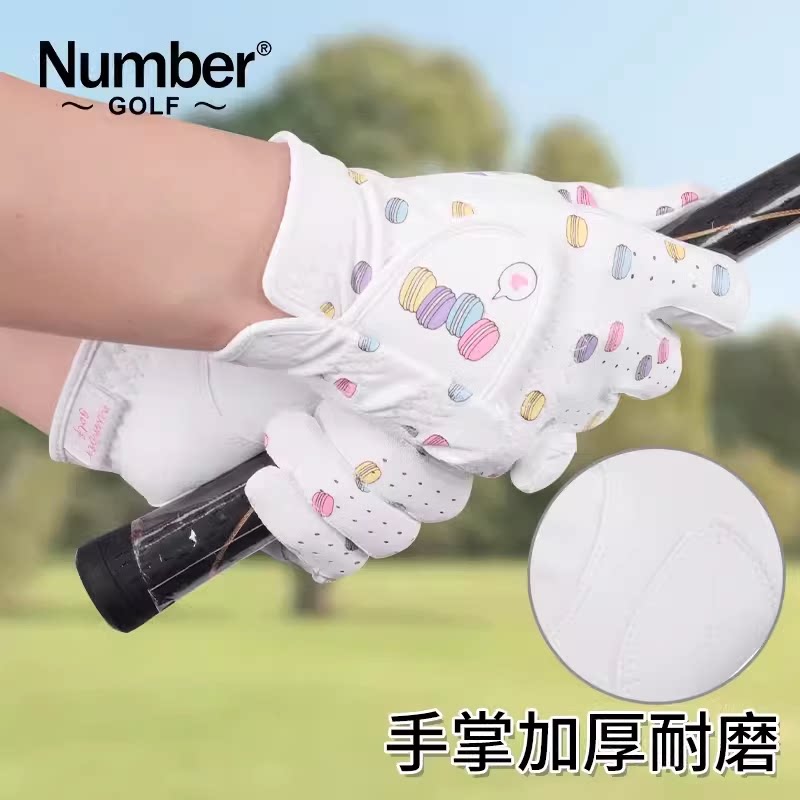 Number高尔夫手套女士防滑耐磨双手套NL-20夏季透气高尔夫女手套