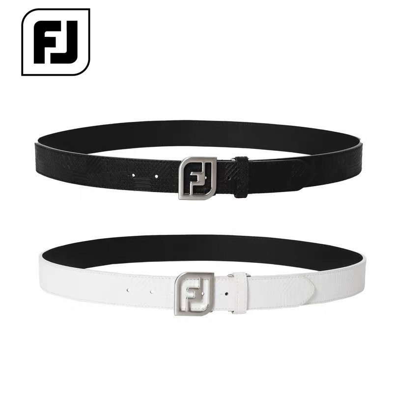 FootJoy高尔夫腰带男士Reversible Belt皮带FJ标志压纹golf腰带