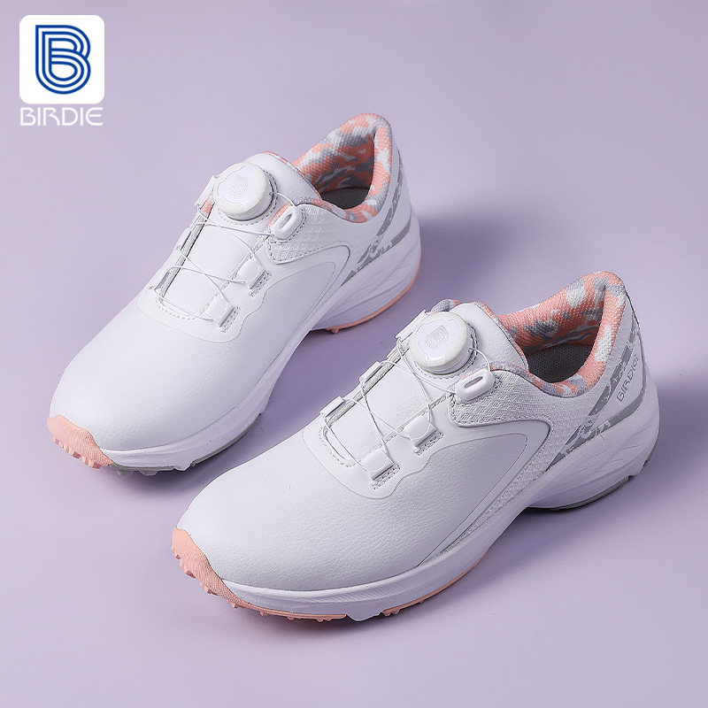 Birdie高尔夫女鞋BD1006女士高尔夫球鞋增高舒适旋转纽扣防侧滑鞋
