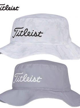 正品Titleist泰特利斯高尔夫球帽Breezer Bucket6超轻男女渔夫帽