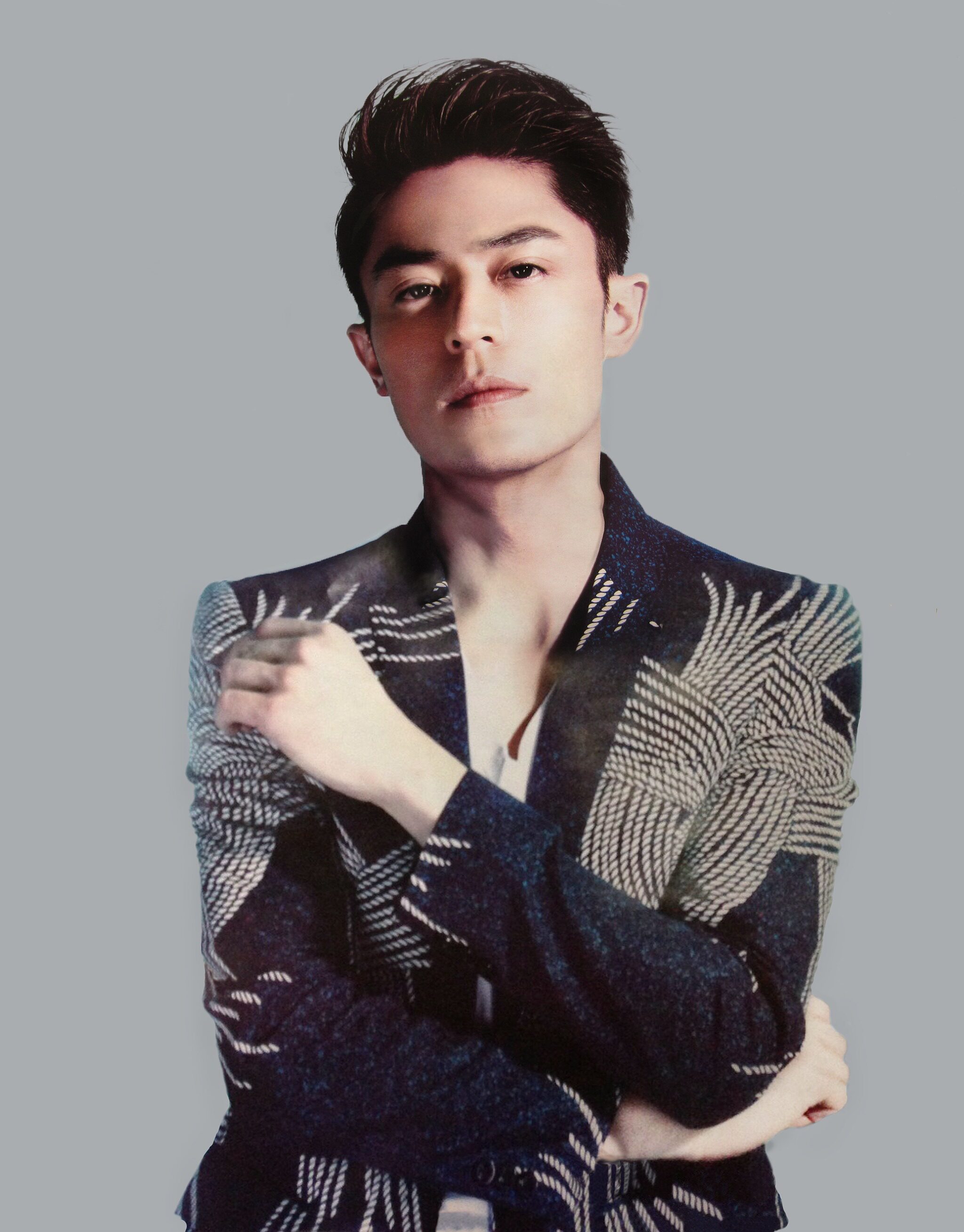 霍建华花千骨男神帅哥明星照片写真海报装饰画墙画贴画挂画相框1b