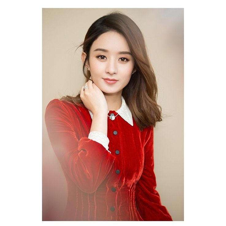 美女女明星海报定制赵丽颖美女写真周边海报房间卧室寝室墙贴画图片