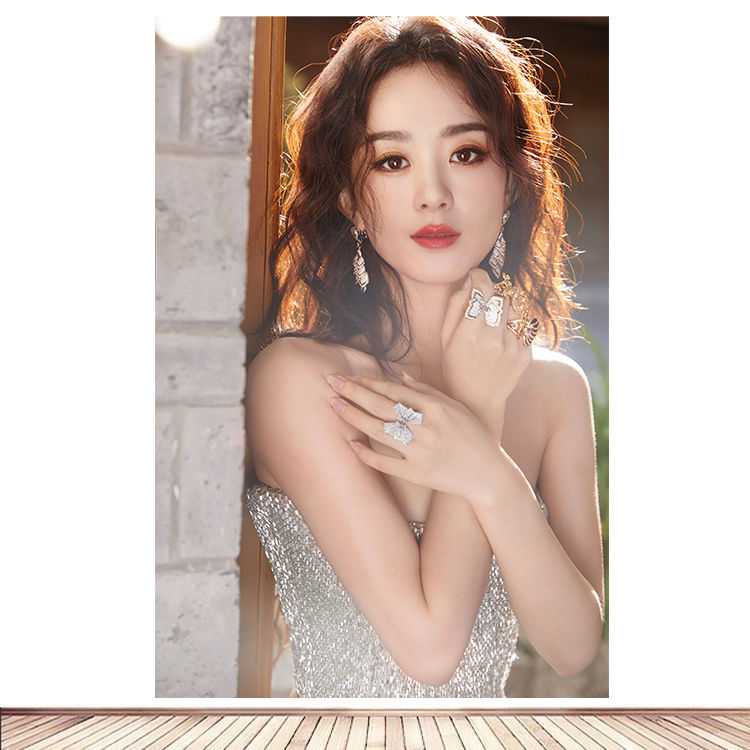 美女女明星海报定制赵丽颖美女写真周边海报房间卧室寝室墙贴画图片